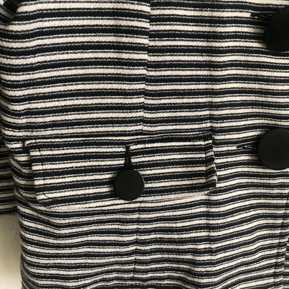 Nicaya Fitted Crop Jacket Black and White Size 8 - Picture 9 of 9